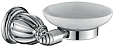 Мыльница RRush Socotra ST12411 керамическая хром Мыльница RRush Socotra ST12411 керамическая хром