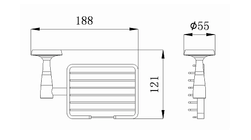 Мыльница Rush Balearic BA39410 решетка хром Мыльница Rush Balearic BA39410 решетка хром