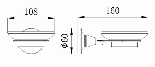 Мыльница Rush Corsica CO42411 стеклянная хром Мыльница Rush Corsica CO42411 стеклянная хром