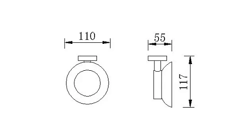 Мыльница Rush Victoria VI71411 стеклянная хром Мыльница Rush Victoria VI71411 стеклянная хром