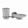 Мыльница WasserKRAFT Ammer K-7026 Держатель стакана и мыльницы никель