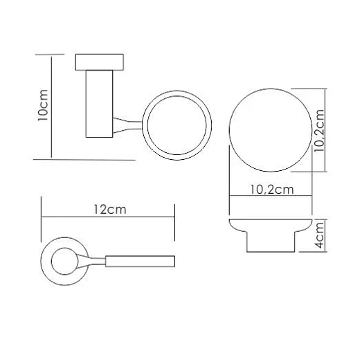 Мыльница WasserKRAFT K-28229 хром Мыльница WasserKRAFT K-28229 хром