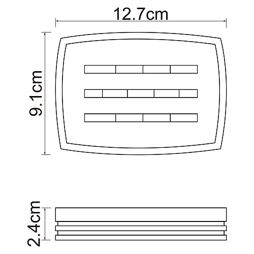 Мыльница WasserKRAFT Main K-4729 белый Мыльница WasserKRAFT Main K-4729 белый