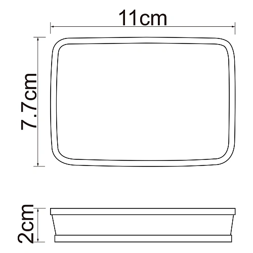Мыльница WasserKRAFT Rossel K-5729 белый Мыльница WasserKRAFT Rossel K-5729 белый
