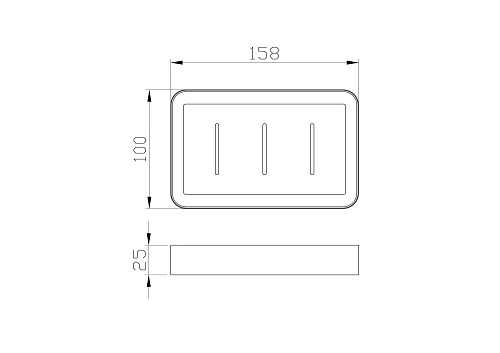 Мыльница Wonzon & Woghand брашированное золото (WW-8324-BG) Мыльница Wonzon & Woghand брашированное золото (WW-8324-BG)