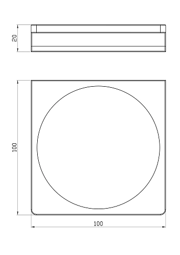 Мыльница Wonzon & Woghand темный графит (WW-9124-GM) Мыльница Wonzon & Woghand темный графит (WW-9124-GM)