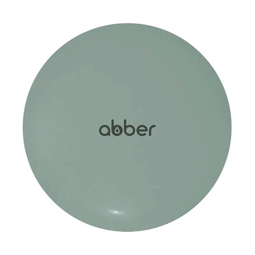 Накладка на донный клапа ABBER AC0014MCG светло-зеленая матовая, керамика Накладка на донный клапа ABBER AC0014MCG светло-зеленая матовая, керамика