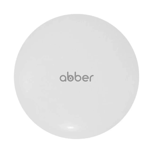 Накладка на донный клапа ABBER AC0014MW белая матовая, керамика Накладка на донный клапа ABBER AC0014MW белая матовая, керамика