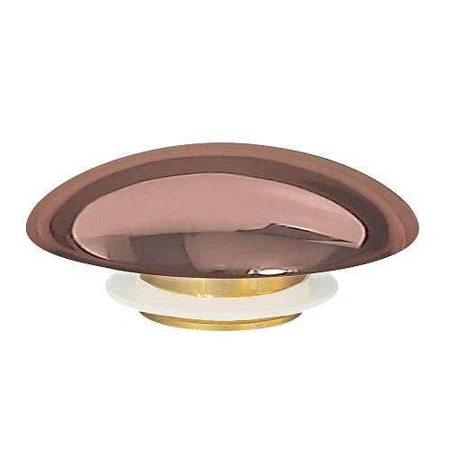 Накладка на донный клапа ABBER AC0014RG розовое золото, керамика Накладка на донный клапа ABBER AC0014RG розовое золото, керамика