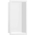 Настенный короб Hansgrohe Original с интегрированной рамой 30х15х10 см, 56057700, матовый белый Настенный короб Hansgrohe Original с интегрированной рамой 30х15х10 см, 56057700, матовый белый