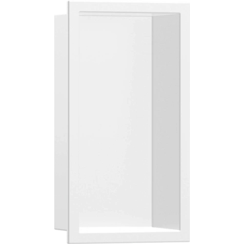 Настенный короб Hansgrohe Original с интегрированной рамой 30х15х10 см, 56057700, матовый белый Настенный короб Hansgrohe Original с интегрированной рамой 30х15х10 см, 56057700, матовый белый