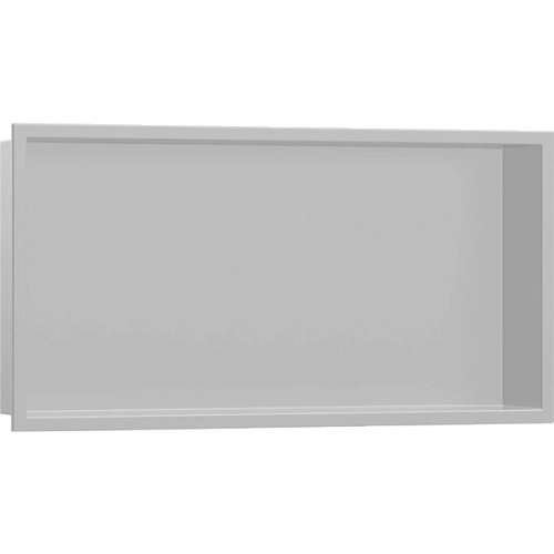 Настенный короб Hansgrohe Original с интегрированной рамой 30х60х10 см 56064800, под сталь Настенный короб Hansgrohe Original с интегрированной рамой 30х60х10 см 56064800, под сталь