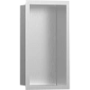 Настенный короб Hansgrohe XtraStoris Individual с дизайнерской рамой 30х15х10 см 56094800, шлифованн