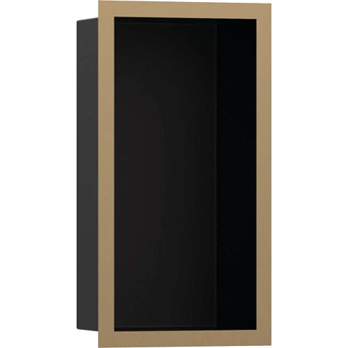 Настенный короб Hansgrohe XtraStoris Individual с дизайнерской рамой 30х15х10 см 56095140, шлифованн Настенный короб Hansgrohe XtraStoris Individual с дизайнерской рамой 30х15х10 см 56095140, шлифованн