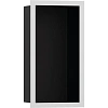 Настенный короб Hansgrohe XtraStoris Individual с дизайнерской рамой 30х15х10 см 56095700, матовый б Настенный короб Hansgrohe XtraStoris Individual с дизайнерской рамой 30х15х10 см 56095700, матовый б