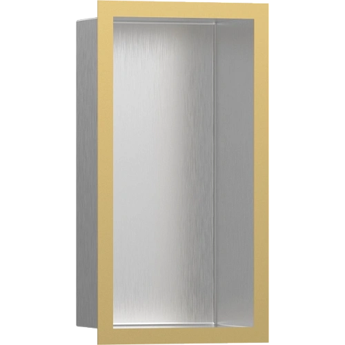 Настенный короб Hansgrohe XtraStoris Individual, с дизайнерской рамой, 30х15х10 см 56094990, полиров Настенный короб Hansgrohe XtraStoris Individual, с дизайнерской рамой, 30х15х10 см 56094990, полиров