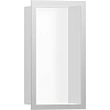 Настенный короб Hansgrohe XtraStoris Individual, с дизайнерской рамой, 30х15х10 см 56096800, шлифова Настенный короб Hansgrohe XtraStoris Individual, с дизайнерской рамой, 30х15х10 см 56096800, шлифова