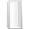 Настенный короб Hansgrohe XtraStoris Individual, с дизайнерской рамой, 30х15х10 см 56096800, шлифова