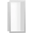 Настенный короб Hansgrohe XtraStoris Individual, с дизайнерской рамой, 30х15х10 см 56096800, шлифова Настенный короб Hansgrohe XtraStoris Individual, с дизайнерской рамой, 30х15х10 см 56096800, шлифова