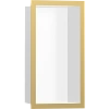 Настенный короб Hansgrohe XtraStoris Individual, с дизайнерской рамой, 30х15х10 см 56096990, полиров