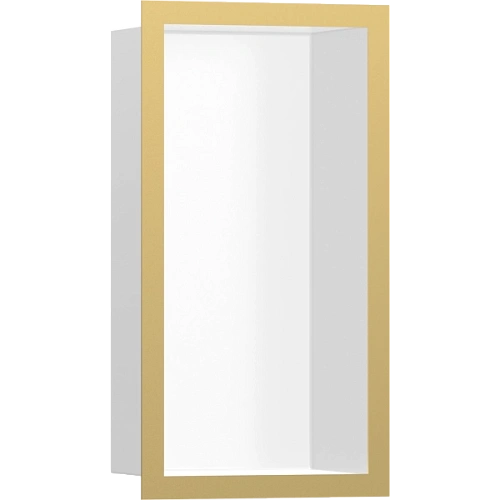 Настенный короб Hansgrohe XtraStoris Individual, с дизайнерской рамой, 30х15х10 см 56096990, полиров Настенный короб Hansgrohe XtraStoris Individual, с дизайнерской рамой, 30х15х10 см 56096990, полиров