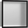 Настенный короб Hansgrohe XtraStoris Individual, с дизайнерской рамой, 30х30х10 см 56097670, матовый Настенный короб Hansgrohe XtraStoris Individual, с дизайнерской рамой, 30х30х10 см 56097670, матовый
