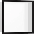 Настенный короб Hansgrohe XtraStoris Individual, с дизайнерской рамой, 30х30х10 см 56099670, матовый Настенный короб Hansgrohe XtraStoris Individual, с дизайнерской рамой, 30х30х10 см 56099670, матовый