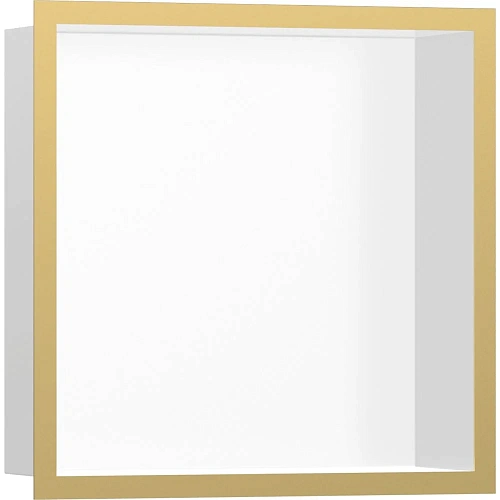 Настенный короб Hansgrohe XtraStoris Individual, с дизайнерской рамой, 30х30х10 см 56099990, полиров Настенный короб Hansgrohe XtraStoris Individual, с дизайнерской рамой, 30х30х10 см 56099990, полиров