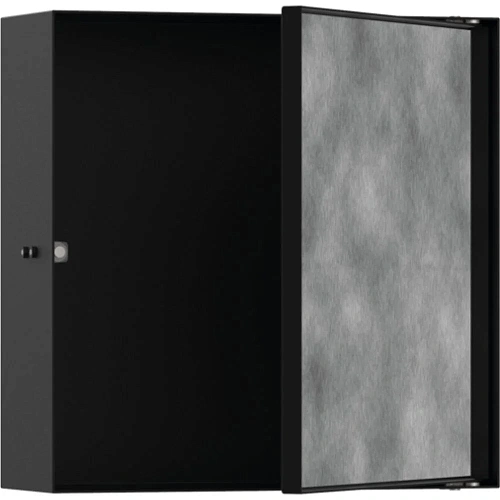 Настенный короб Hansgrohe XtraStoris Rock 30х30х10 см с дверью для облицовки плиткой 56085670, матов Настенный короб Hansgrohe XtraStoris Rock 30х30х10 см с дверью для облицовки плиткой 56085670, матов