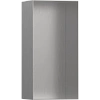 Настенный короб Hansgrohe XtraStoris с открытой рамой 30х15х10 см 56070800, под сталь