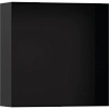 Настенный короб Hansgrohe XtraStoris с открытой рамой 30х30х10 см 56073670, матовый черный Настенный короб Hansgrohe XtraStoris с открытой рамой 30х30х10 см 56073670, матовый черный