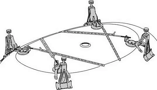 Ножки для ванны Kaldewei универсальные 583170000000 модель 5037 Ножки для ванны Kaldewei универсальные 583170000000 модель 5037