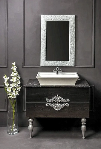 Ножки для мебели Armadi Art 882-SL массив серебро h36 (пара) Ножки для мебели Armadi Art 882-SL массив серебро h36 (пара)