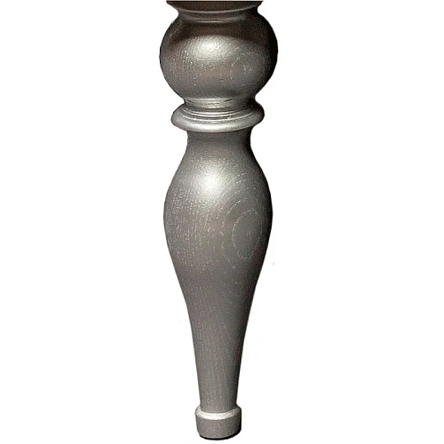 Ножки для мебели Armadi Art 882-SL массив серебро h36 (пара) Ножки для мебели Armadi Art 882-SL массив серебро h36 (пара)