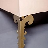 Ножки для мебели Armadi Art AJUR nova 883-G золото, h25 (пара) Ножки для мебели Armadi Art AJUR nova 883-G золото, h25 (пара)