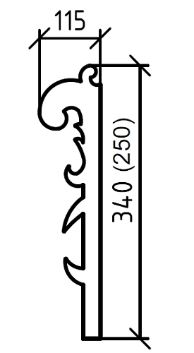 Ножки для мебели Armadi Art AJUR nova 883-G золото, h25 (пара) Ножки для мебели Armadi Art AJUR nova 883-G золото, h25 (пара)