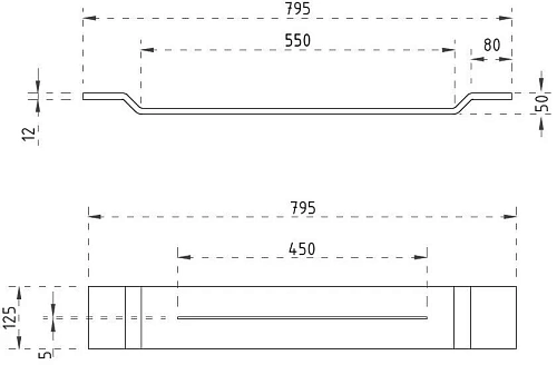Полка ABBER AB-P060 Полка ABBER AB-P060