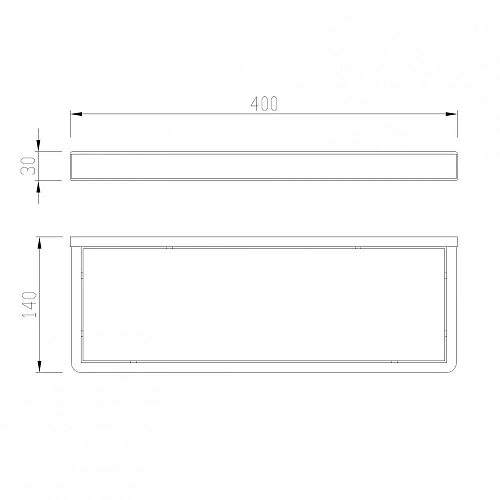 Полка ABBER Westen AA1759G стеклянная золото матовое Полка ABBER Westen AA1759G стеклянная золото матовое