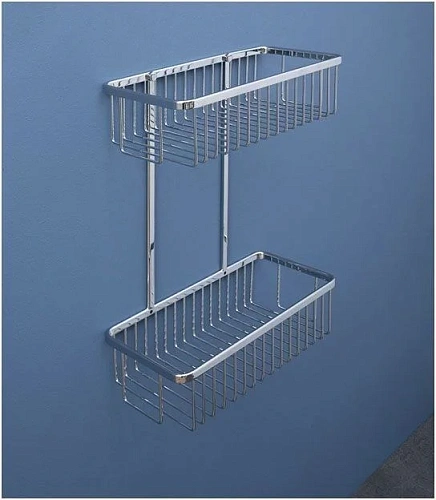 Полка Aquanet 8147 (30 см, двойная) Полка Aquanet 8147 (30 см, двойная)