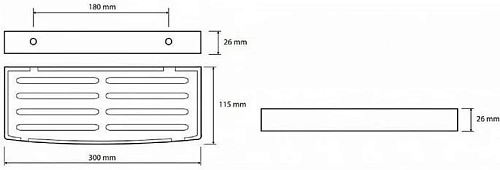 Полка Bemeta CYTRO 102308081 Полка Bemeta CYTRO 102308081