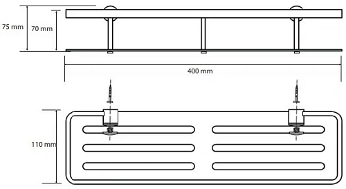 Полка Bemeta CYTRO 146208062 Полка Bemeta CYTRO 146208062