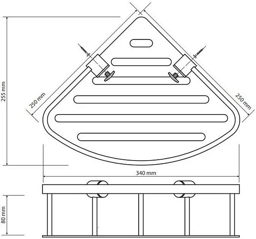 Полка Bemeta CYTRO 146208082 Полка Bemeta CYTRO 146208082