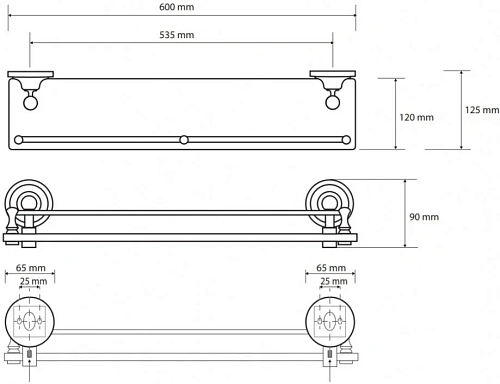 Полка Bemeta RETRO 144302262 Полка Bemeta RETRO 144302262