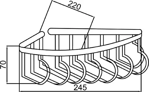 Полка Boheme Imperiale 10417 Полка Boheme Imperiale 10417