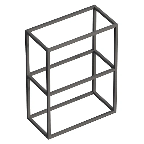 Полка CEZARES CADRO-60/30/80-2C-SO-MET-ST черный 600x300 подвесная Полка CEZARES CADRO-60/30/80-2C-SO-MET-ST черный 600x300 подвесная