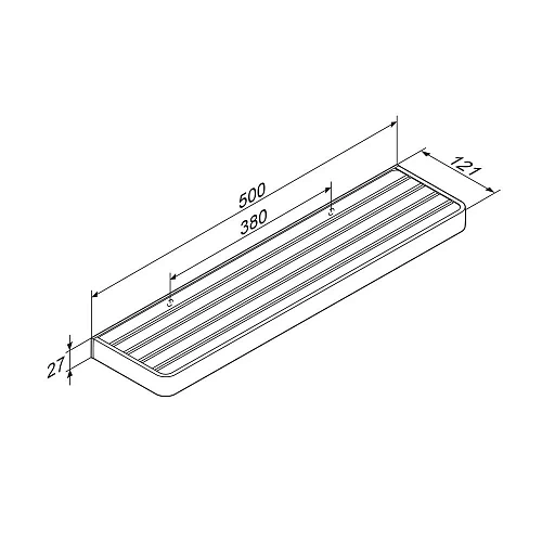 Полка Damixa Jupiter DA7737600 Полка Damixa Jupiter DA7737600