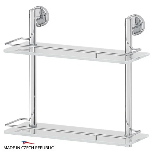 Полка FBS Luxia LUX 063 длина 40 см двойная Полка FBS Luxia LUX 063 длина 40 см двойная