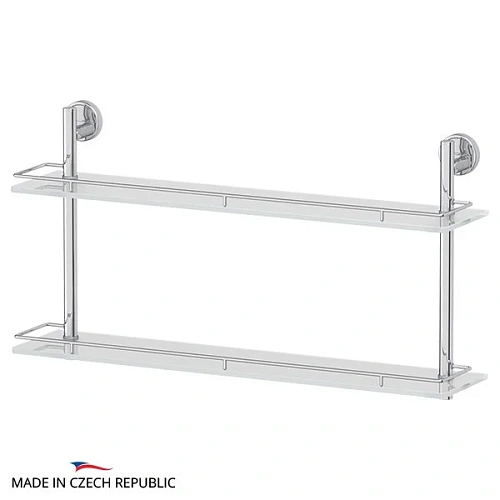 Полка FBS Luxia LUX 066 длина 70 см двойная Полка FBS Luxia LUX 066 длина 70 см двойная