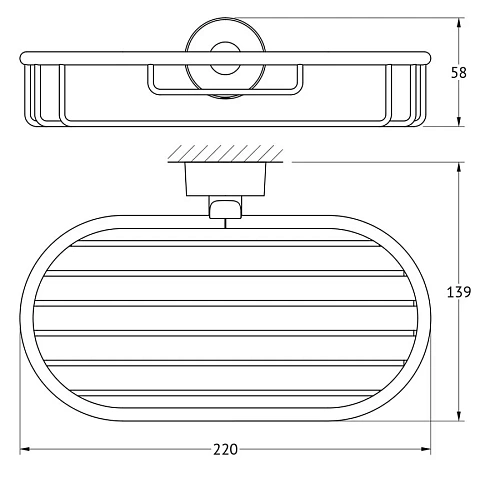 Полка FBS Nostalgy NOS 048 Полка FBS Nostalgy NOS 048