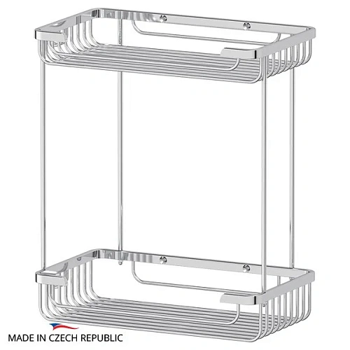Полка FBS Ryna RYN 023 2-х ярусная прямоугольная Полка FBS Ryna RYN 023 2-х ярусная прямоугольная